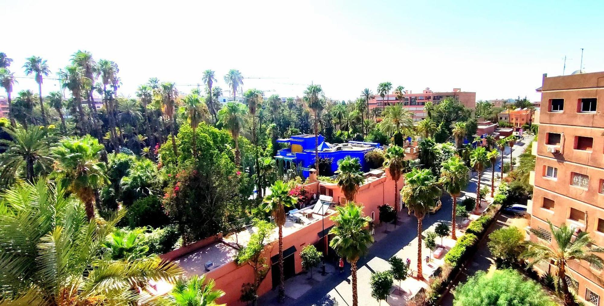 Appartement Superbe Avec Vue Sur Les Jardins Majorelle, Face Au Musee Ysl, Rue Yves Saint Laurent Marrakesh