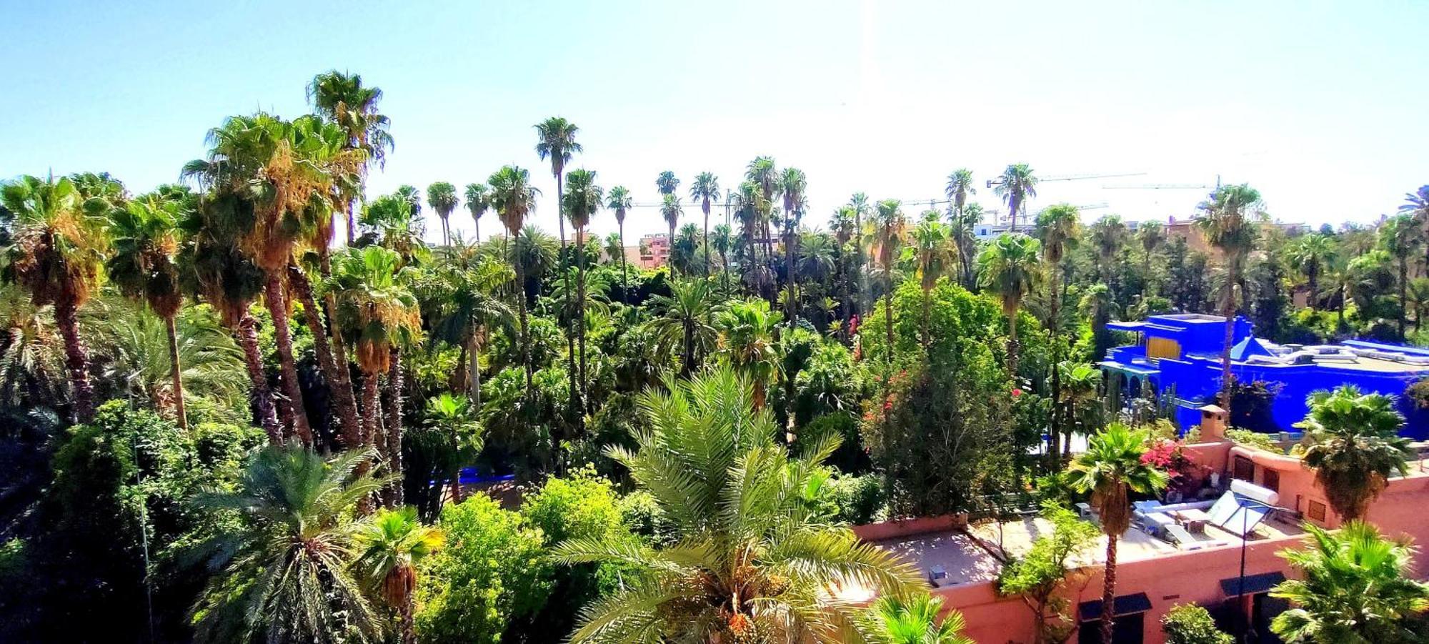 Superbe Avec Vue Sur Les Jardins Majorelle, Face Au Musee Ysl, Rue Yves Saint Laurent Appartement Marrakesh